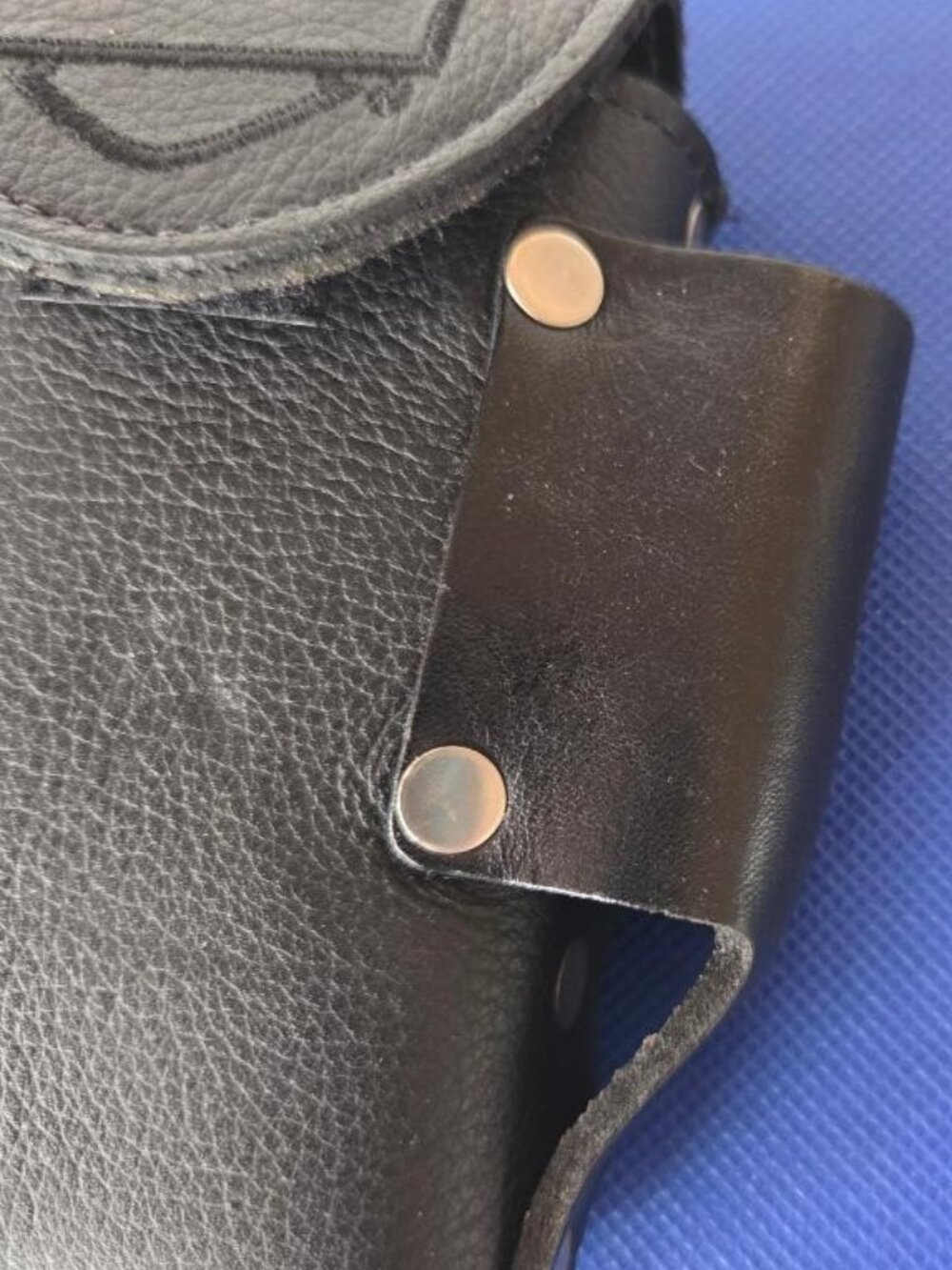 Vintage Harley-Davidson Leather Cigarette Case & Lighter Holder Pouch - Picture 6 of 12